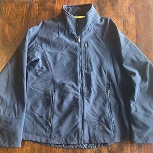 Womens Under Armour Storm Proof Lined Rain Jacket Black Style#1232001 Size Large